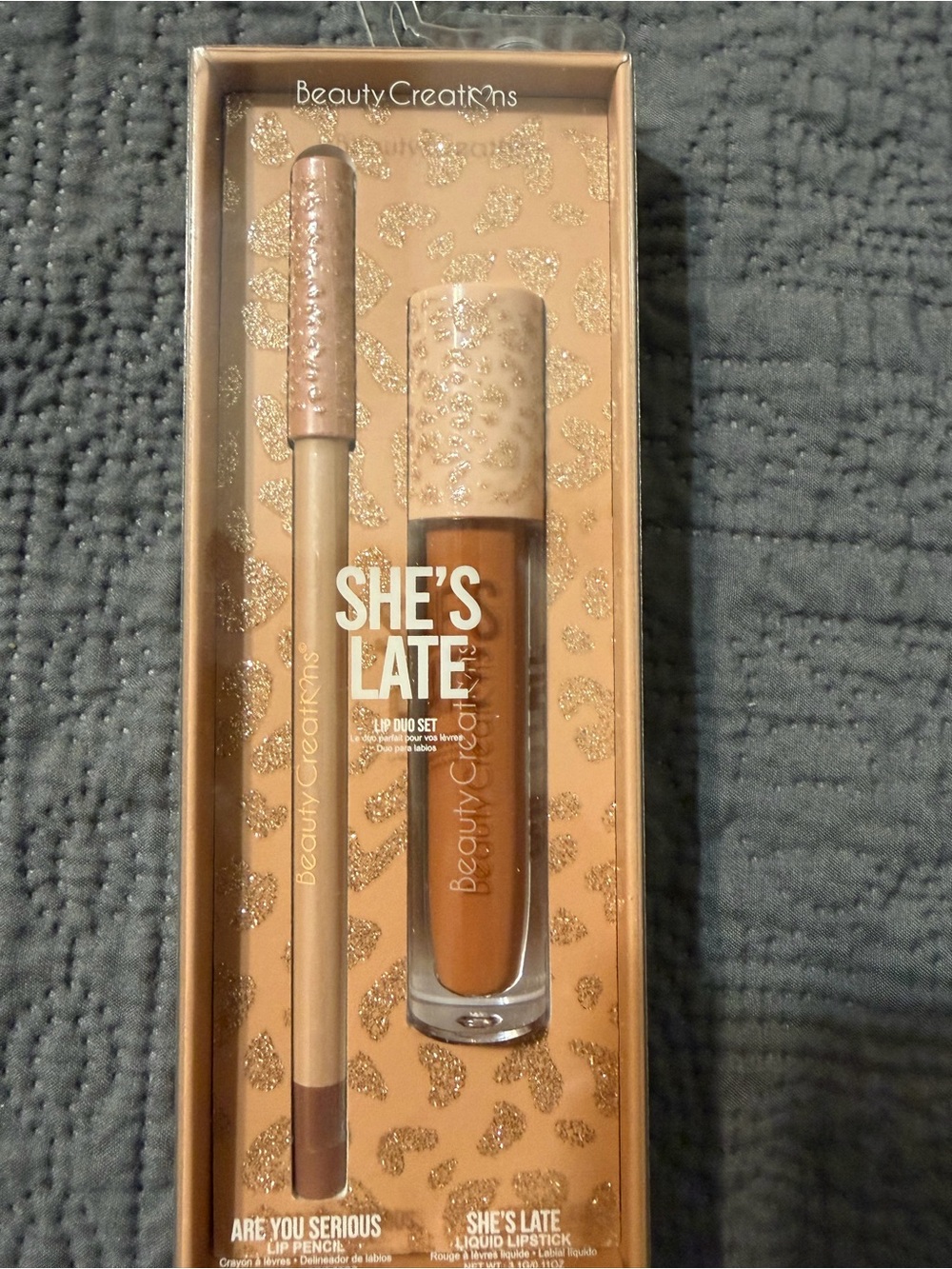 Beauty Creations She's Late Lip Duo - Warm Brown